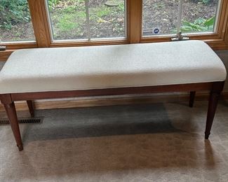 Beautiful upholstered bench