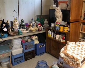 Ceramics, bins, glass vases, vintage & new items 