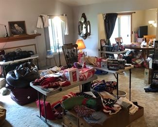 Living room with furniture, tv's, electronics, camera's ect