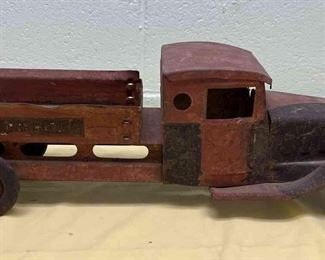 001 Vintage Metal Toy Truck