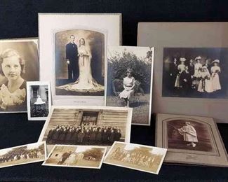 Antique Wedding Portrait, Man In Navy Uniform And Other Photos