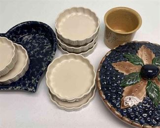 Ceramic Baking Dishes Includes VT Bennington Pottery