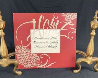 Fireside Friends Fireplace Andirons And Frame