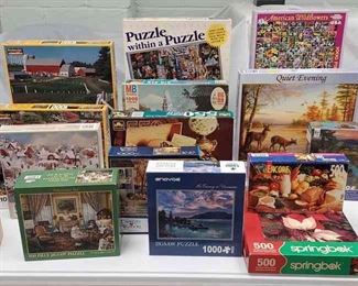 Jigsaw Puzzles Vintage And New