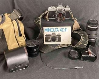 Vintage Minolta XD11 35mm And Case