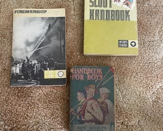 Vintage Boy Scout books