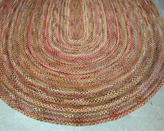 Large braided rug