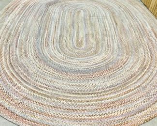 Large braided rug