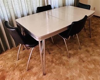 Vintage Formica table and chairs
