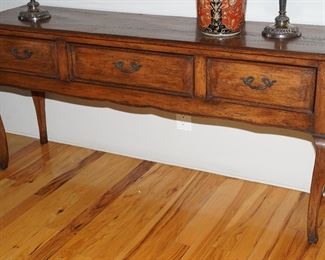 Vintage 3 drawer hall cabinet