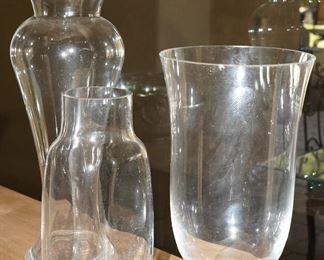 Apothecary jars in all shapes and sizes