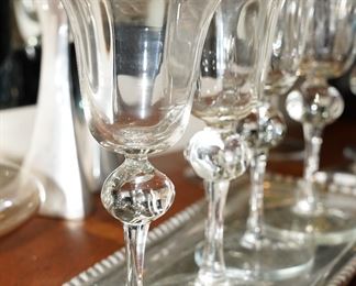 Vintage wine glasses