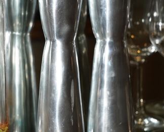 Nambe candle holders