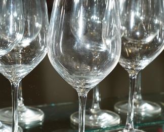 There are loads of wine glasses; Riedel, Waterford, Nachtmann, Mikasa, and more. 