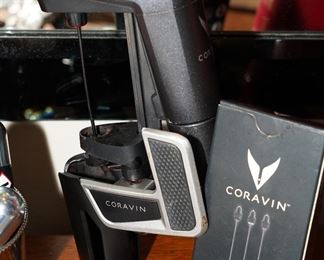 Coravin with accessories and cartridges. 