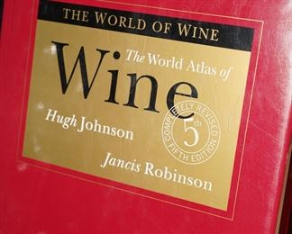 Special edition "The World of Wine, The World Atlas of Wine-5th Edition" by Hugh Johnson & Jancis Robinson