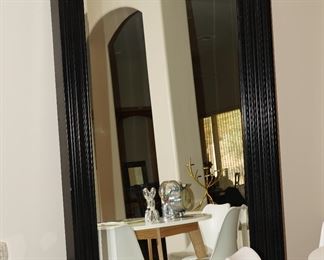 Oversized 9ft tall wood framed floor mirror
