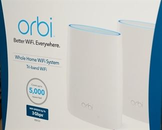 Netgear Orbi whole home wifi system -still in box. 