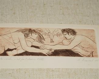 There are 13 etchings in this book