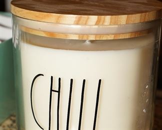 Chill candle-never used by Rae Dunn