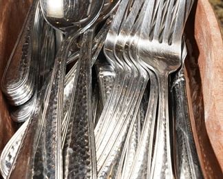 Reed & Barton hammered flatware