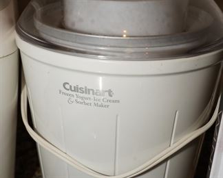 Cuisinart ice cream, yogurt, sorbet maker