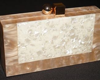 Mother of pearl clutch