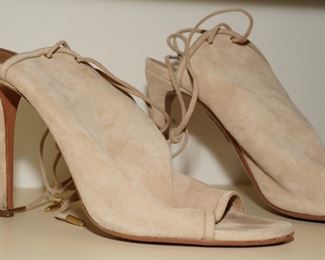 Aquazzura suede heels