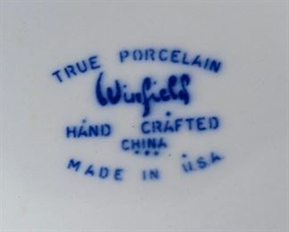 Winfield Vintage MCM Dragon Flower Dinner and Salad Plates - 18 Items