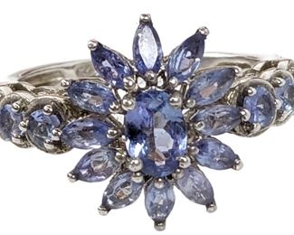 STS Sterling/Lavender Size 8 Ring