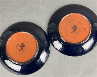 Two Vintage Jacobean Royal Stanley Pottery Plates - Made in England
