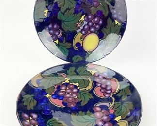 Royal Stanley Ware C & Co. Jacobean 2 Plates - England