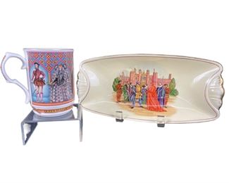 Royal Winton Grimwades Platter and Sadler Bone China Mug