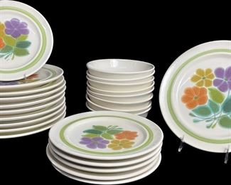  Franciscan Floral Patter Earthenware Vintage Dishware