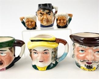 Royal Doulton Toby Collection From Japan - Six Pieces