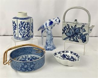 Paul Hanson, Seymore Mann & Other Artists' Blue and White China Decor #2