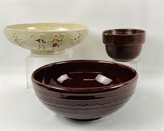 Three Antique Seving Bowls!
