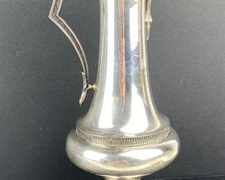 Meriden Britannia Company #16
-19th Century Ornate Silver Plate Claret Jug
/ Pitcher