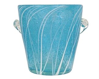 Venini Glass Ice Bucket for Disoronno