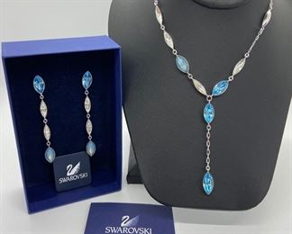 Swarovski "Enjoy Y" Necklace and
Matching Pierced Earrings - #994974 &
#994976