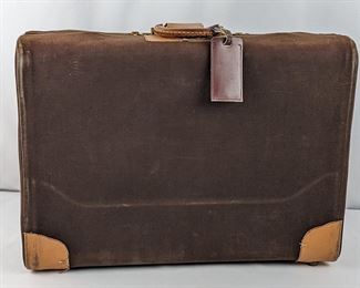 Platt Airess Vintage Leather Luggage Case