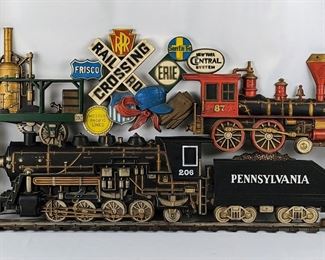 1973 Burwood Products
Pennsylvania Vintage Train Hanging Wall
Decoration