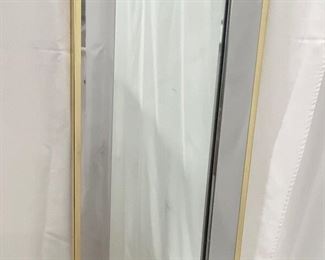 Sturdy Silver and Gold Framed Floor Mirror
