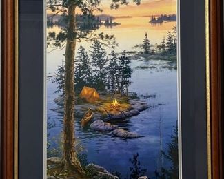  Framed Wilderness Print -On Higher Ground - by Darrell Bush