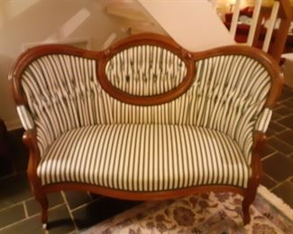 Fun Victorian Style Loveseat
