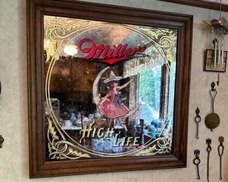 Vintage Miller High Life Mirror