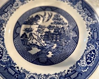 Blue Willow Homer Laughlin Plates 