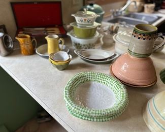 Julius Jespers Italy, 
Vintage Corning and Pyrex