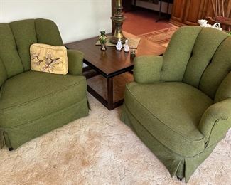 Retro Green Chairs 