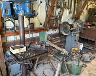 Band Saw, Drill Press, Grinder, Micrometers